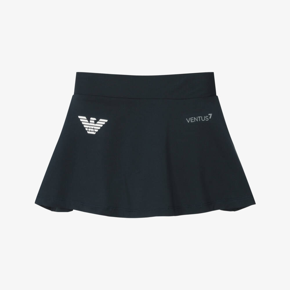 EA7 Emporio Armani-Girls Navy Active Tennis Skirt | Childrensalon Outlet