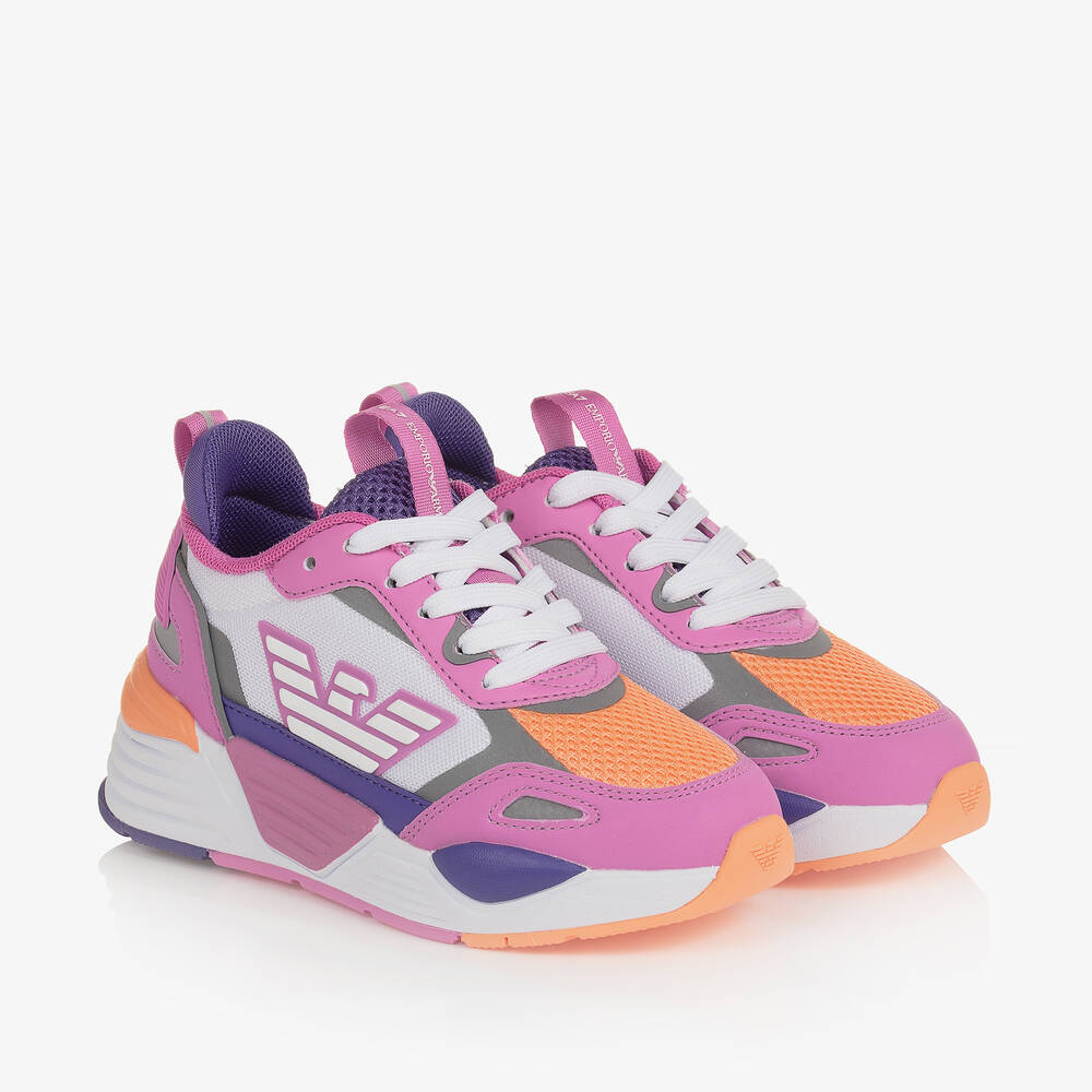 Girls armani trainers hotsell