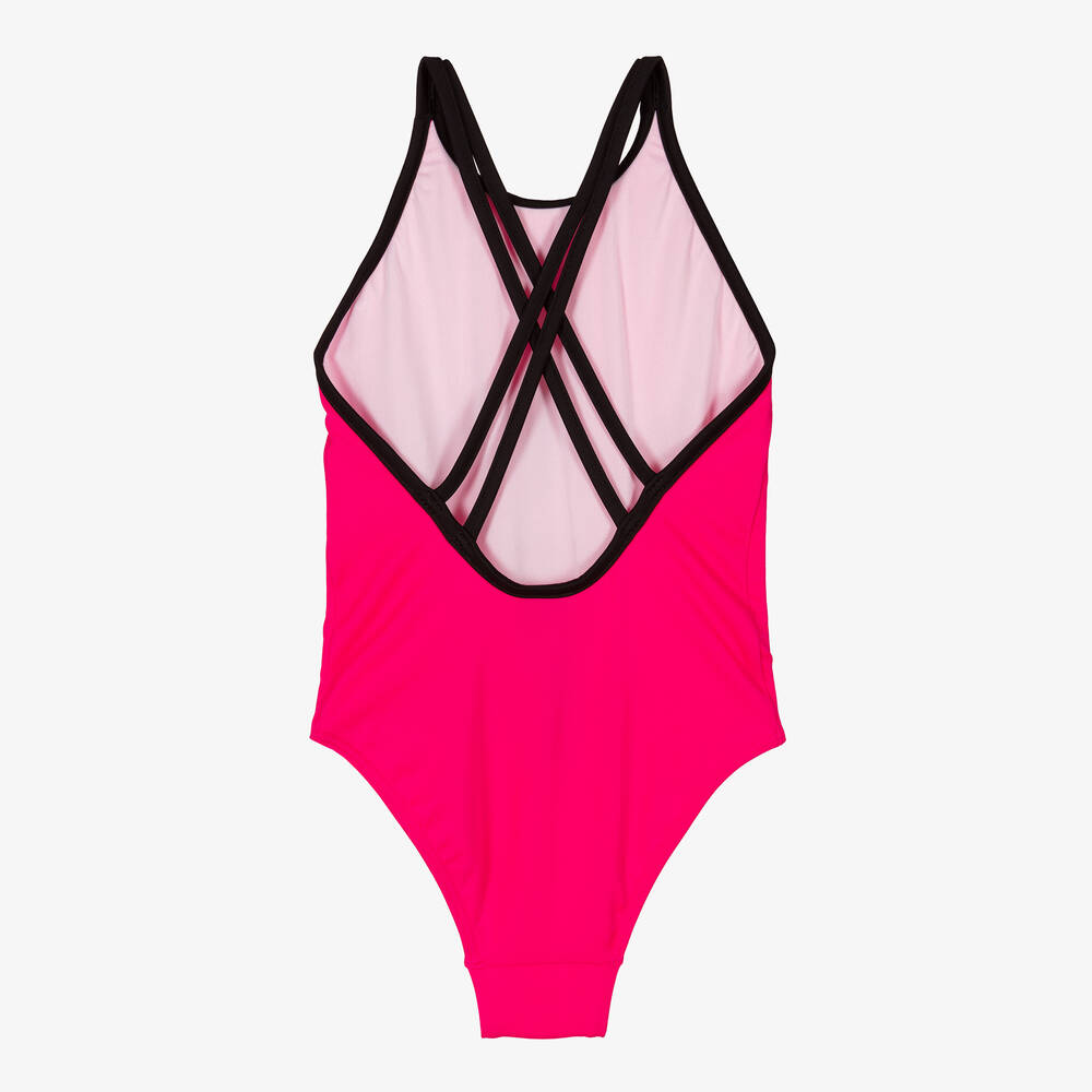 EA7 Emporio Armani - Girls Pink Logo Swimsuit