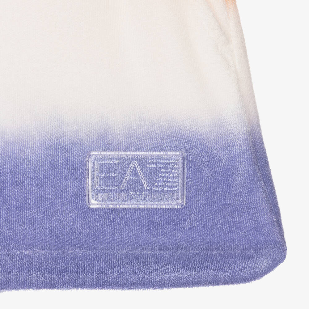 EA7 Emporio Armani-Girls Purple & Orange Ombré Shorts | Childrensalon Outlet