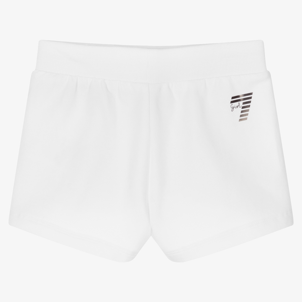 Ea7 white shorts store