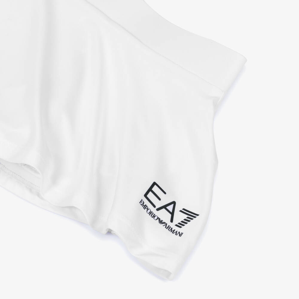 EA7 Emporio Armani-Girls White Performance Tennis Skort | Childrensalon Outlet