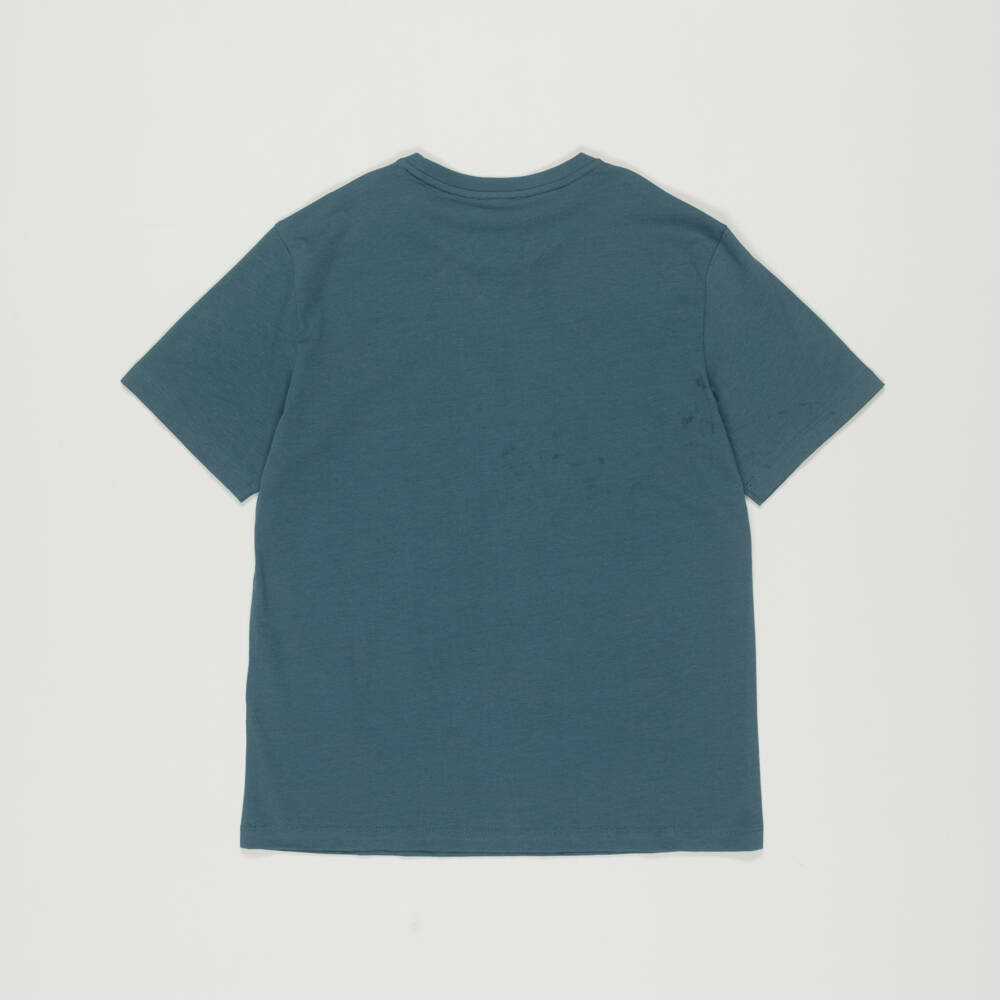 EA7 Emporio Armani-Preloved Boys Teal Blue Cotton T-Shirt (14 years) | Childrensalon Outlet