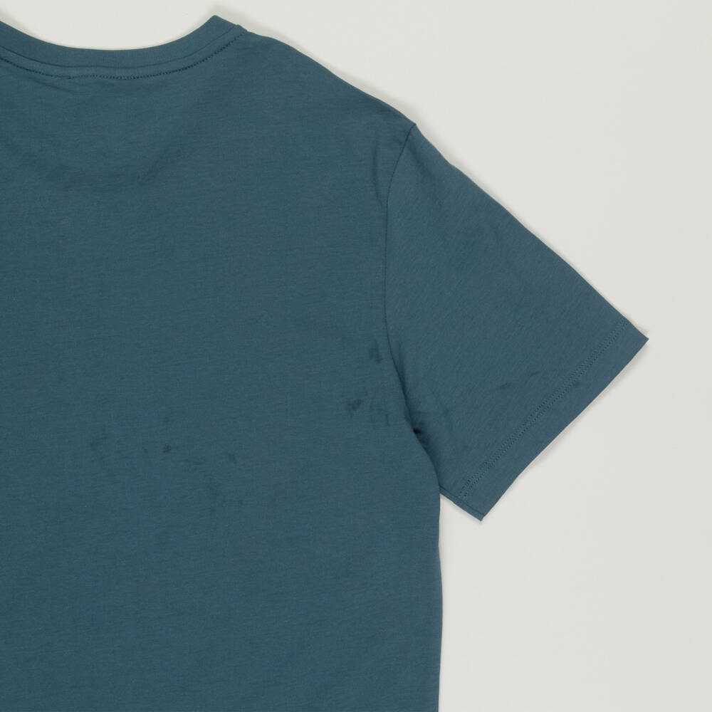 EA7 Emporio Armani-Preloved Boys Teal Blue Cotton T-Shirt (14 years) | Childrensalon Outlet