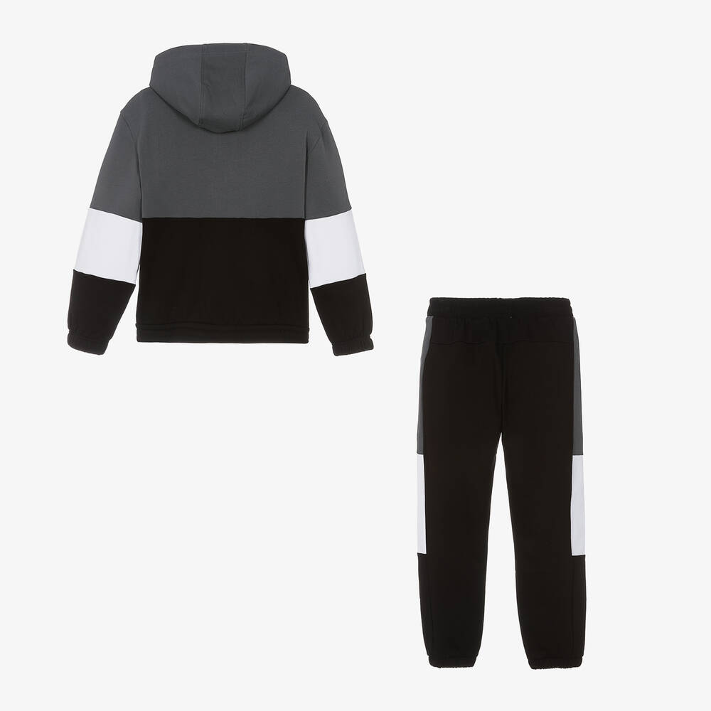 Pants EA7 Kids color Black