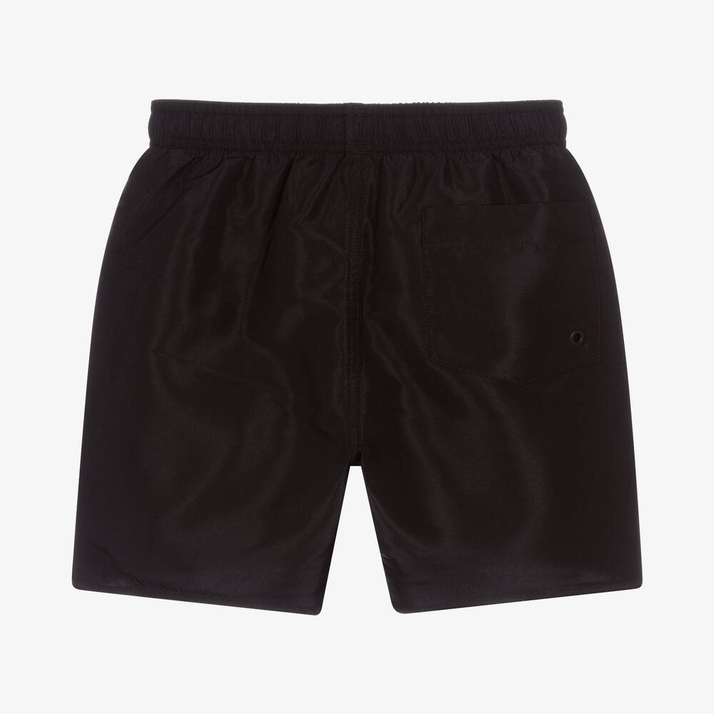 EA7 Emporio Armani Teen Boys Black Logo Swim Shorts