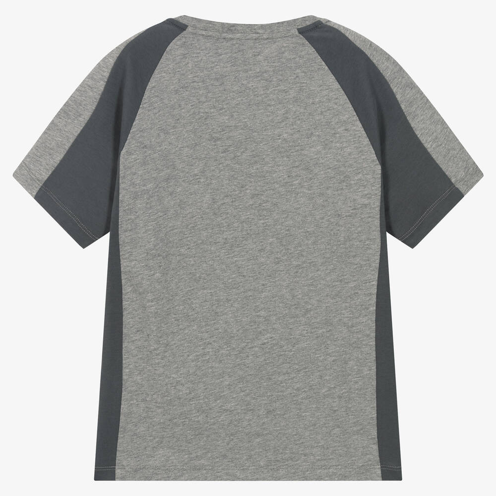 EA7 Emporio Armani - Teen Boys Grey Logo T-Shirt