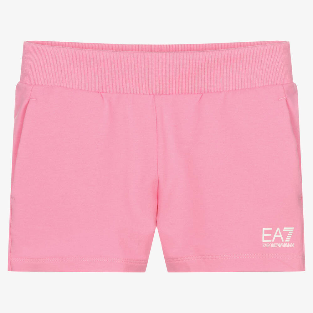 EA7 Emporio Armani - Short rose Ado fille | Childrensalon