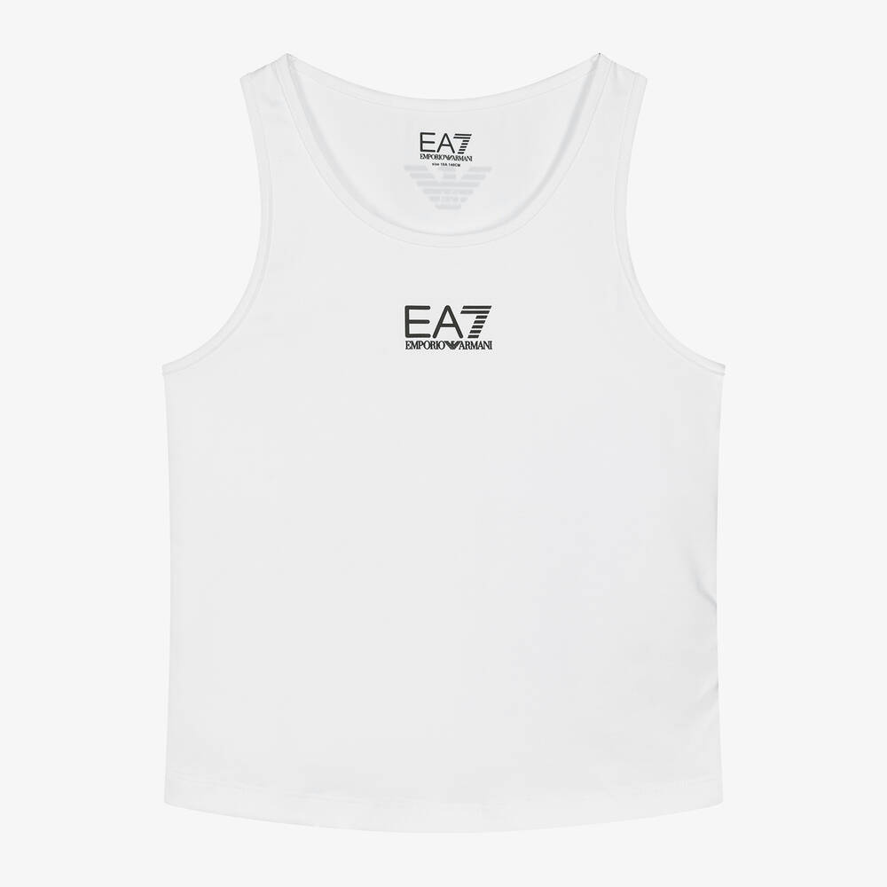 Teen Girls White VENTUS7 Sports Top