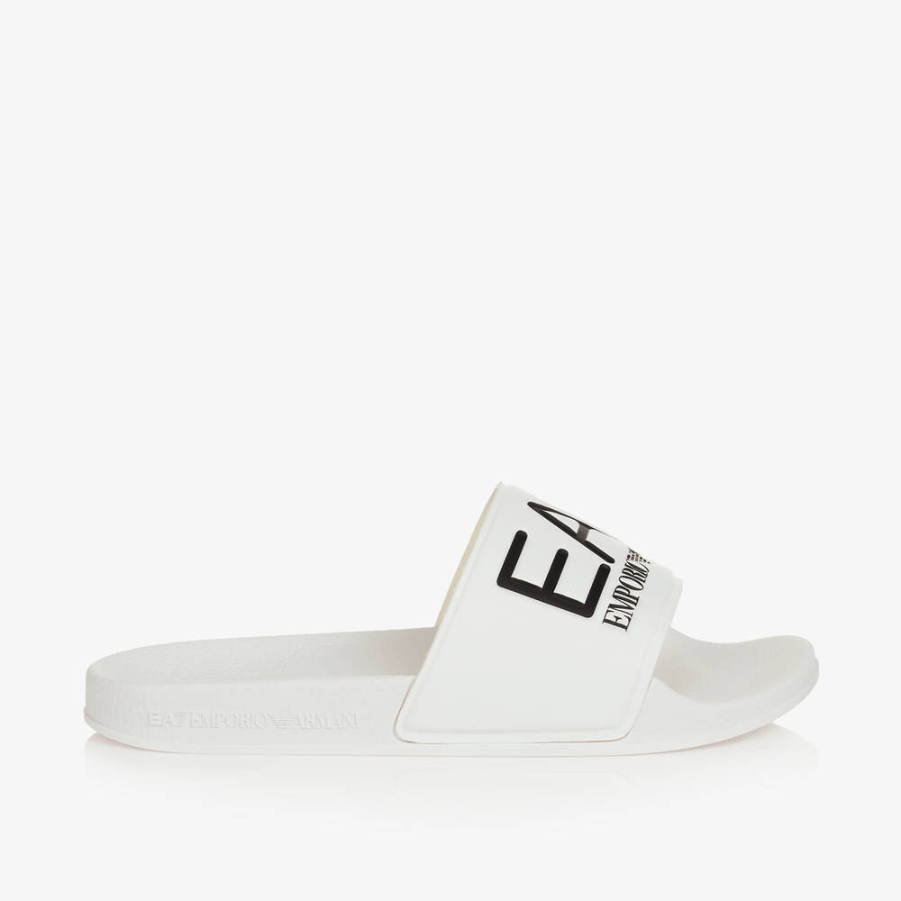 Ea7 sliders white sales