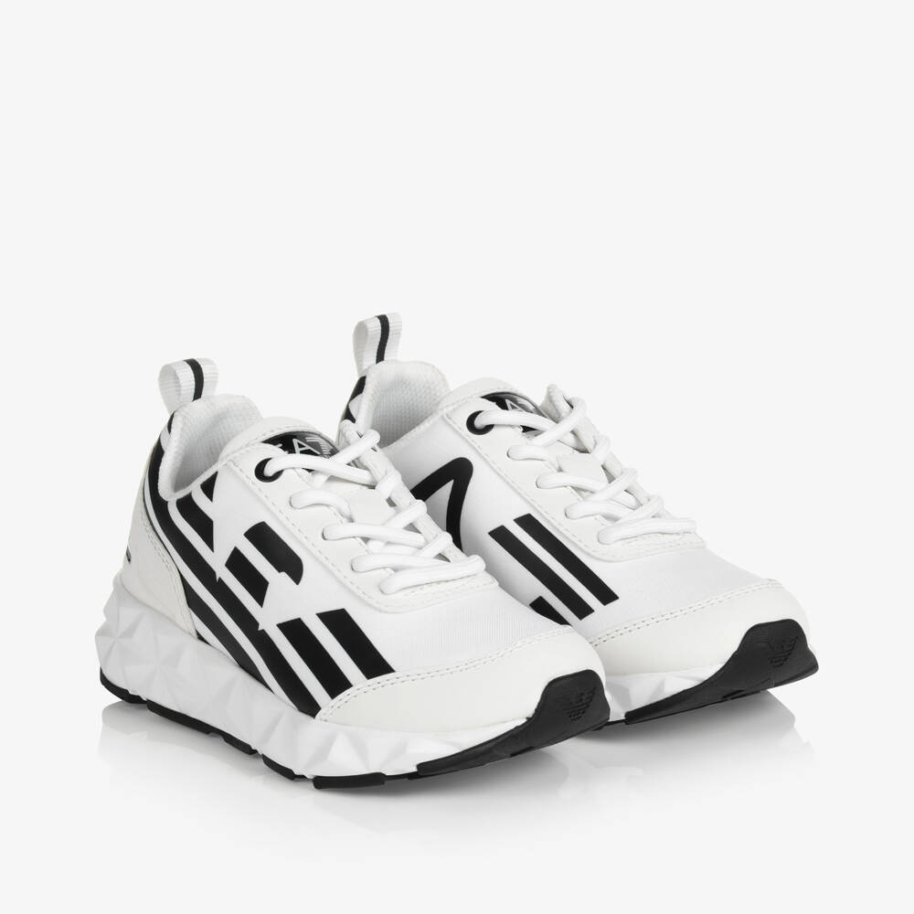 EA7 Emporio Armani-White Ultimate C2 Kombat Trainers | Childrensalon Outlet