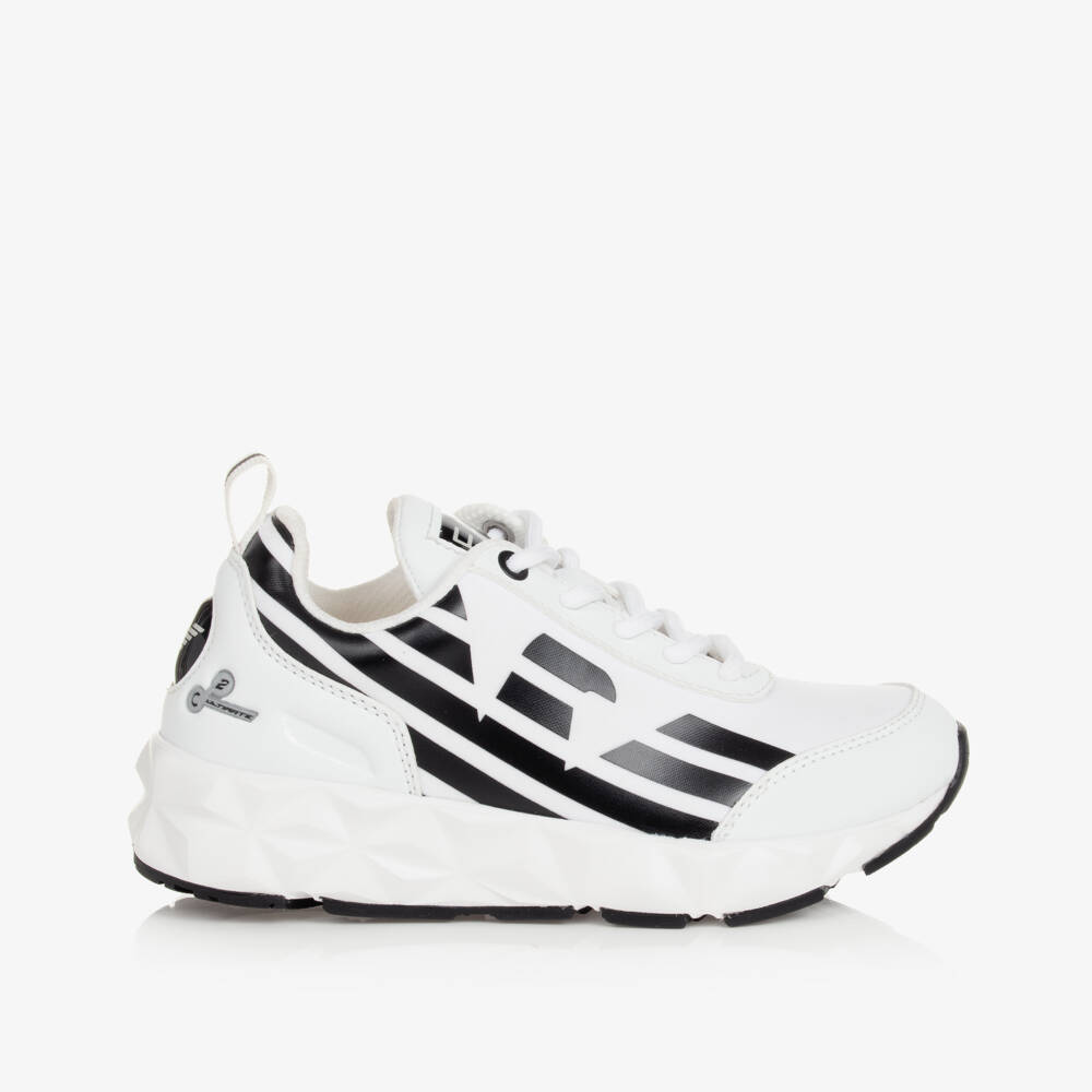 EA7 Emporio Armani-White Ultimate C2 Kombat Trainers | Childrensalon Outlet