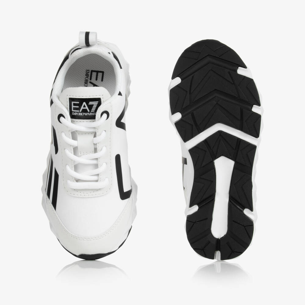 EA7 Emporio Armani-White Ultimate C2 Kombat Trainers | Childrensalon Outlet