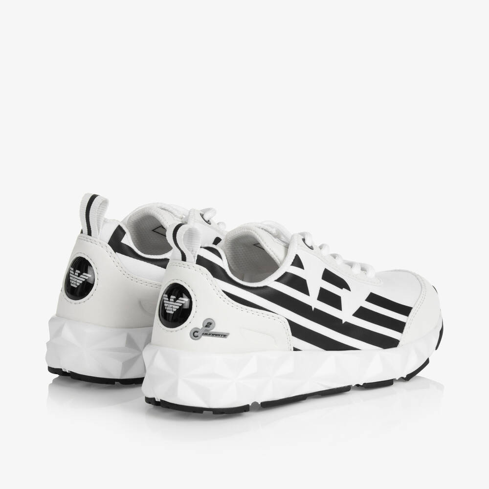 EA7 Emporio Armani-White Ultimate C2 Kombat Trainers | Childrensalon Outlet