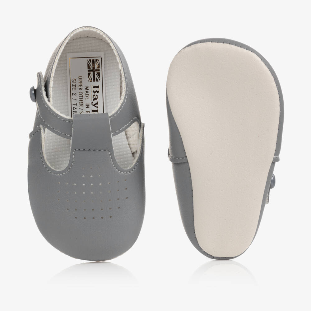 Early Days Baypods-Baby Boys Grey Heritage Shoes | Childrensalon Outlet
