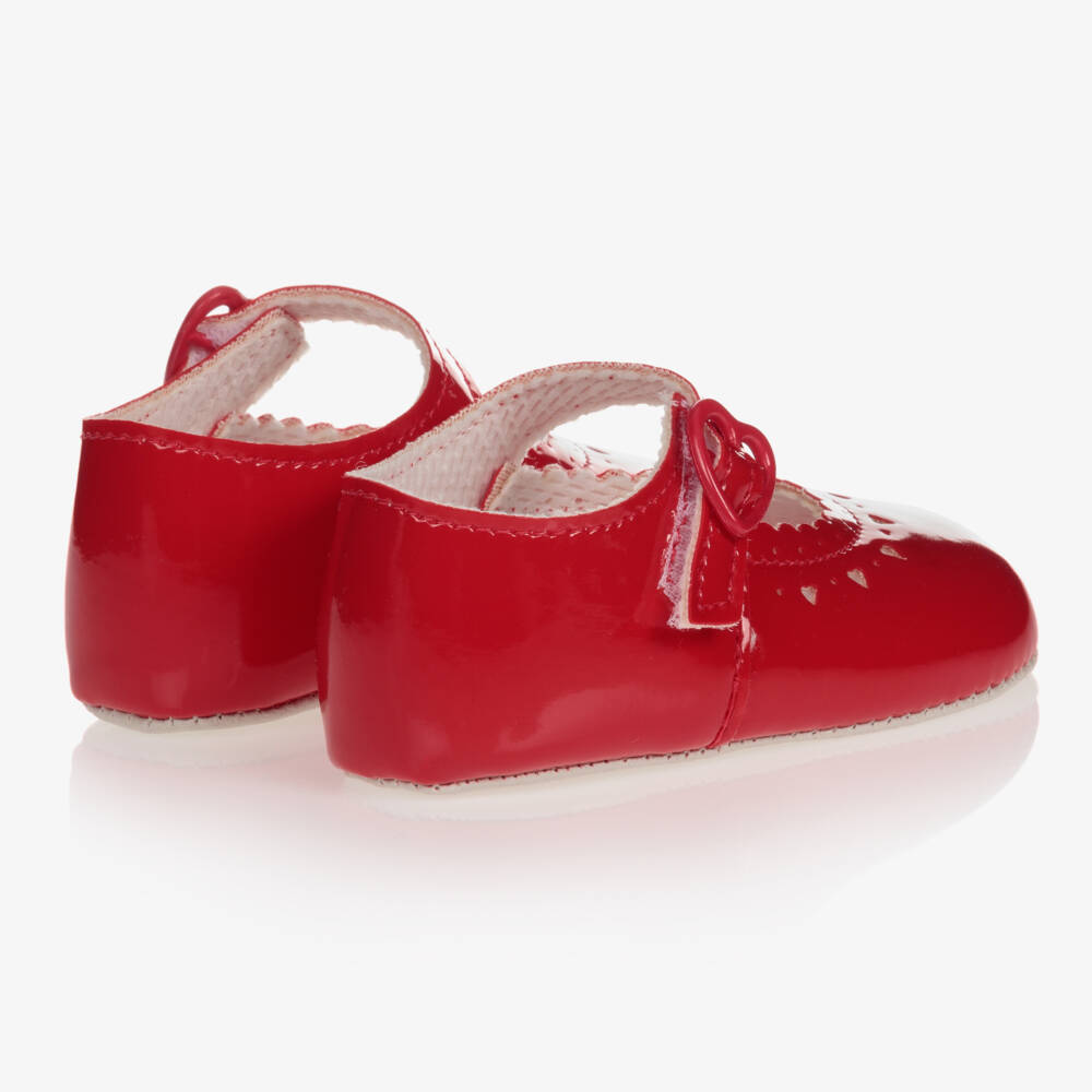 Early Days-Baby Girls Red Patent Pre-Walker Shoes | Childrensalon Outlet