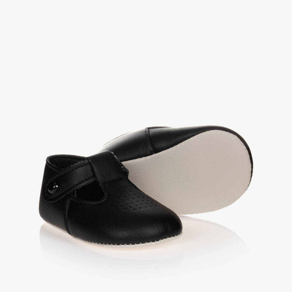 Early Days Baypods-Black Pre-Walker Baby Shoes | Childrensalon Outlet