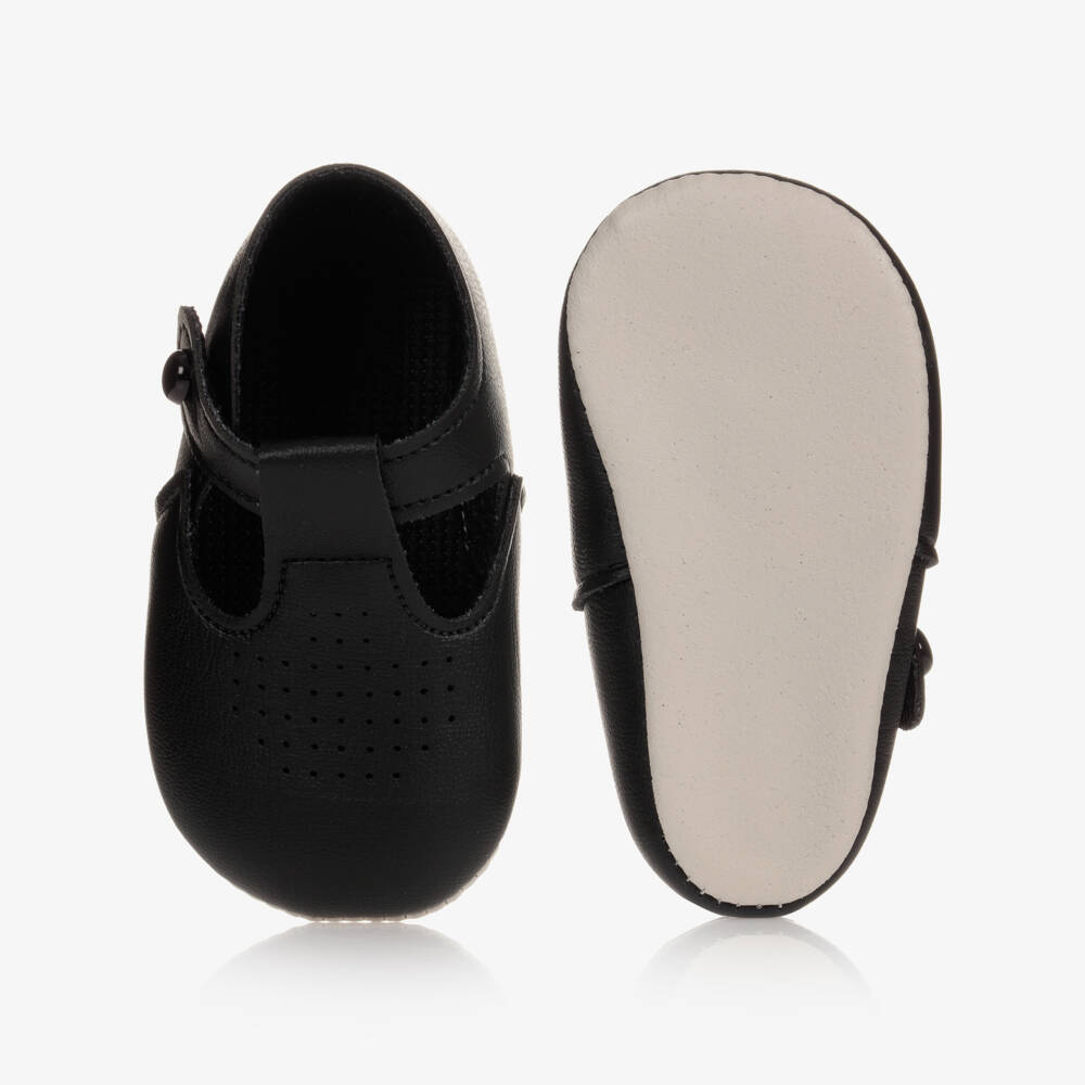Early Days Baypods-Black Pre-Walker Baby Shoes | Childrensalon Outlet
