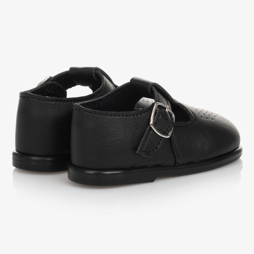Early Days-Boys Classic Black T-Bar Shoes | Childrensalon Outlet