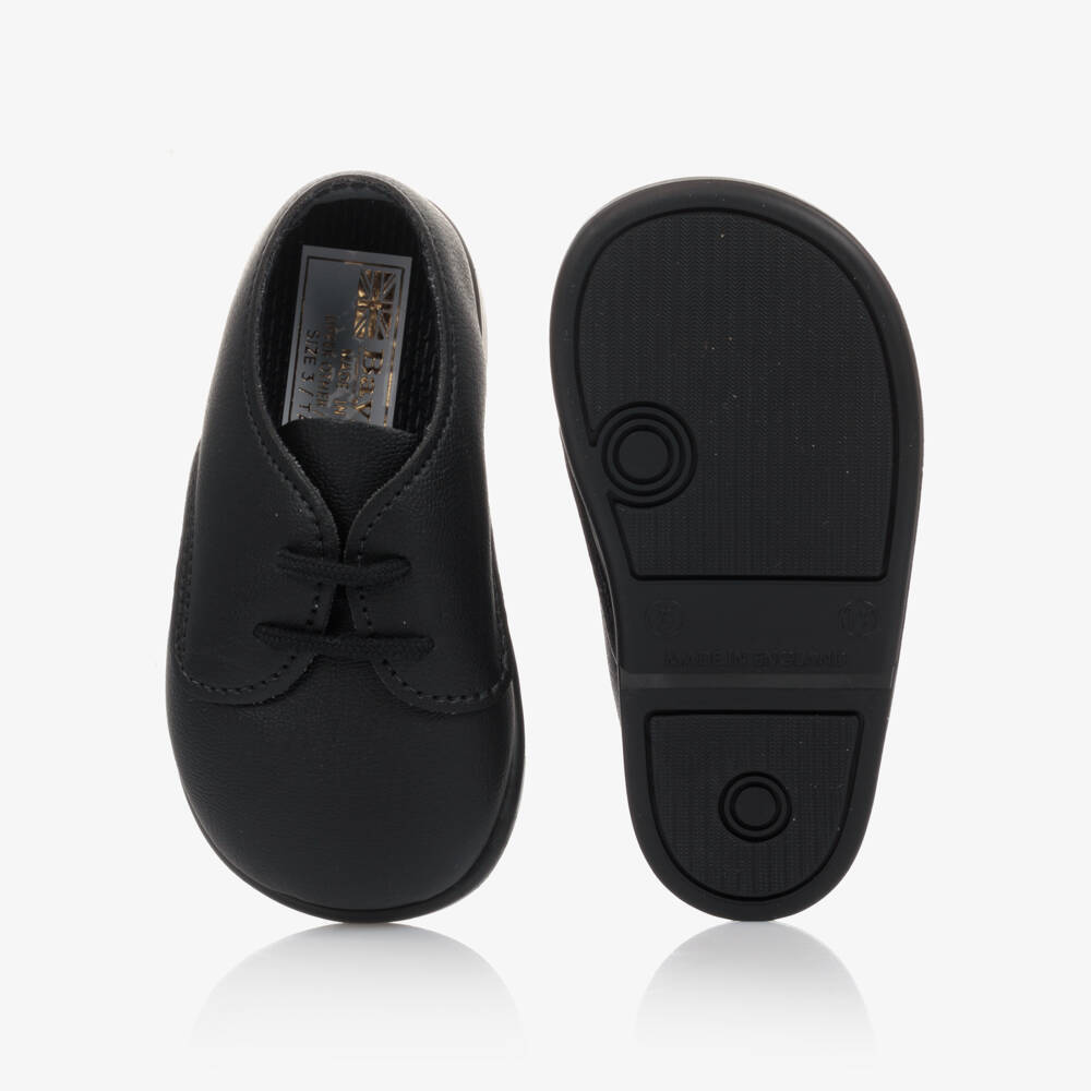 Early Days-Boys Classic Black Walker Shoes | Childrensalon Outlet
