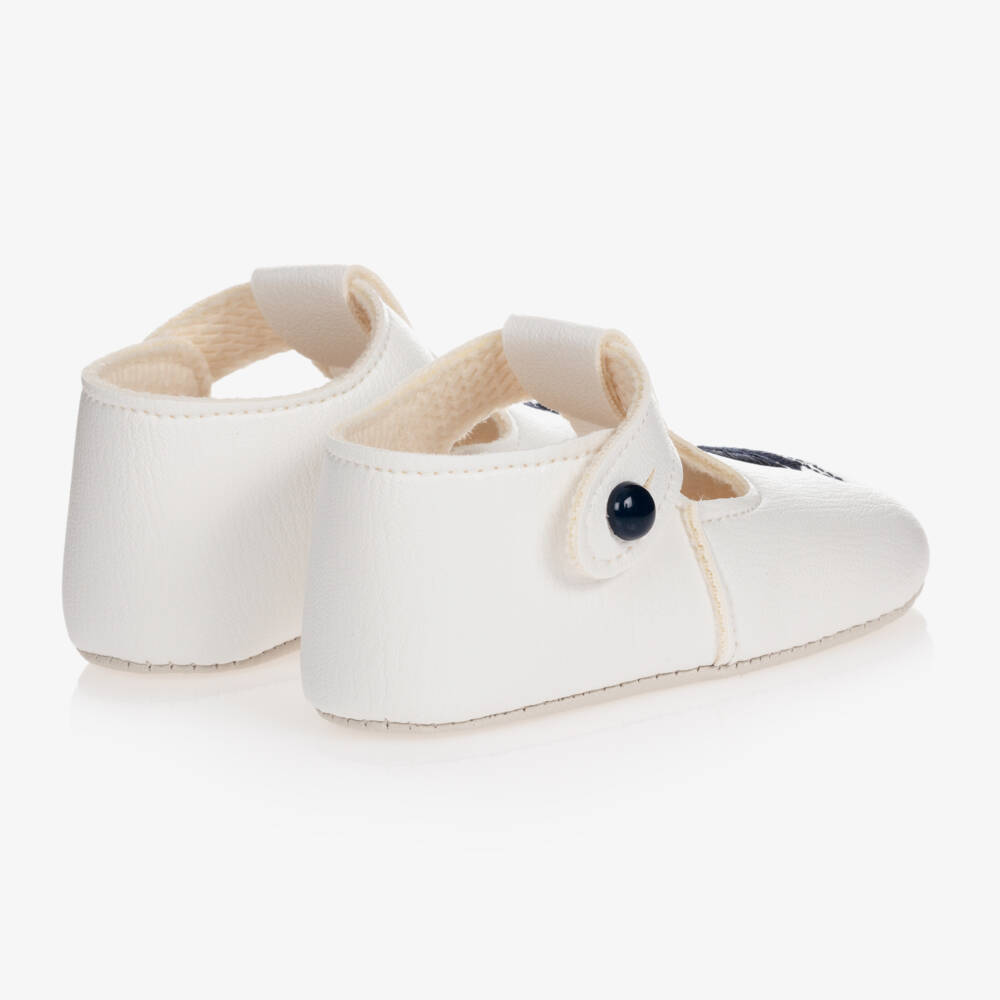 Early Days Baypods-Boys Ivory Button Pre-Walkers | Childrensalon Outlet