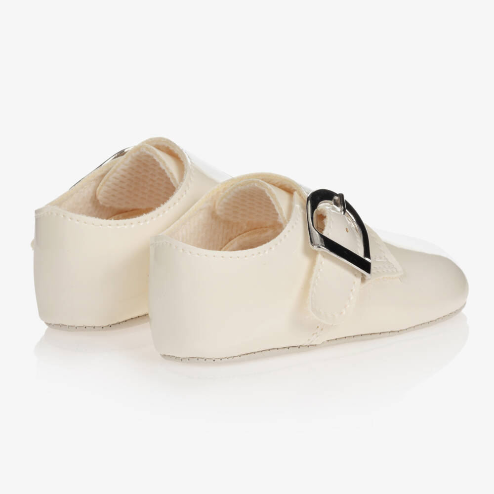 Early Days Baypods-Boys Ivory Faux Leather Buckled Pre-Walkers | Childrensalon Outlet