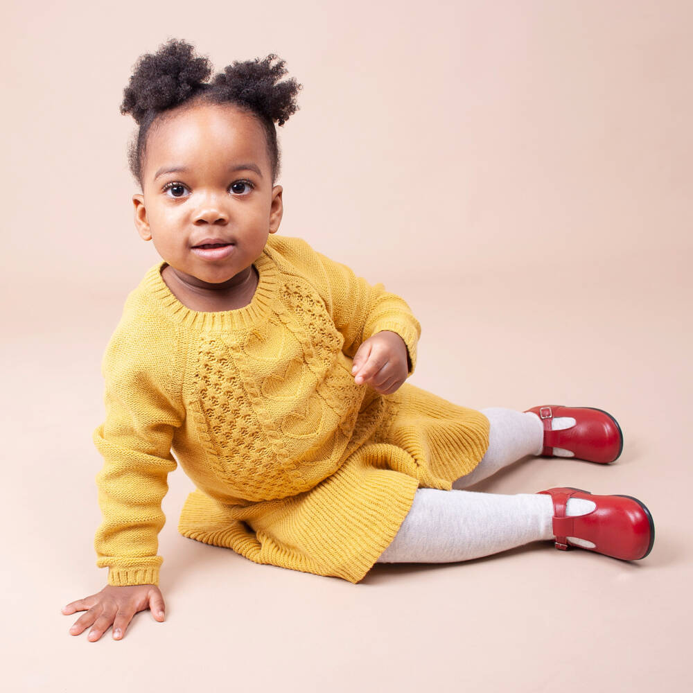 Early Days-Boys Red Leather First Walkers | Childrensalon Outlet