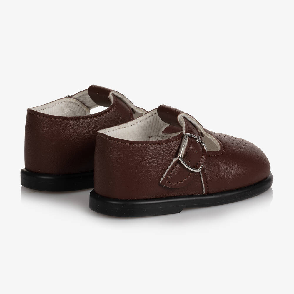 Early Days Brown First Walker Shoes Childrensalon Outlet