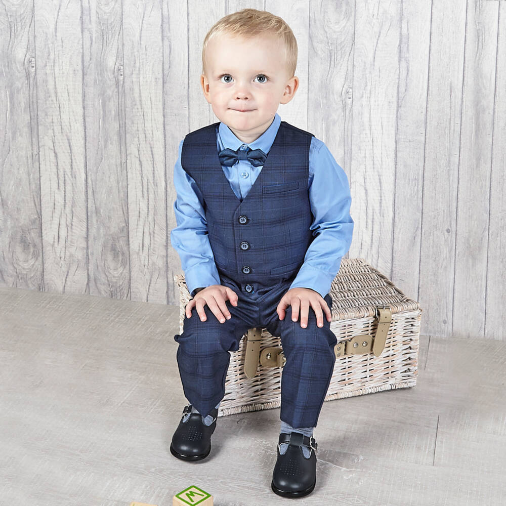 Early Days-Classic Navy Baby Walker Shoes | Childrensalon Outlet