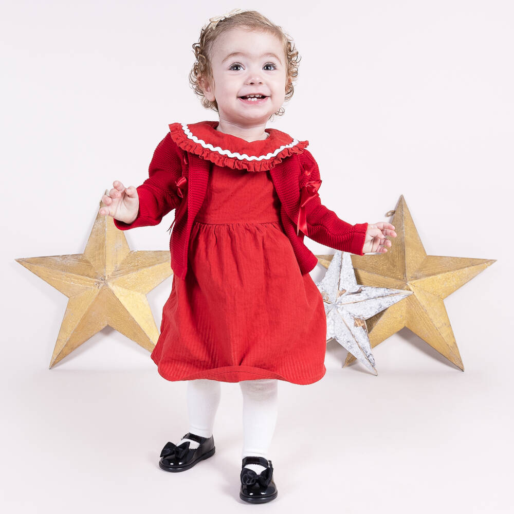 Early Days-حذاء بناتي أنيق من الساتان الأسود مع فيونكة | Childrensalon Outlet