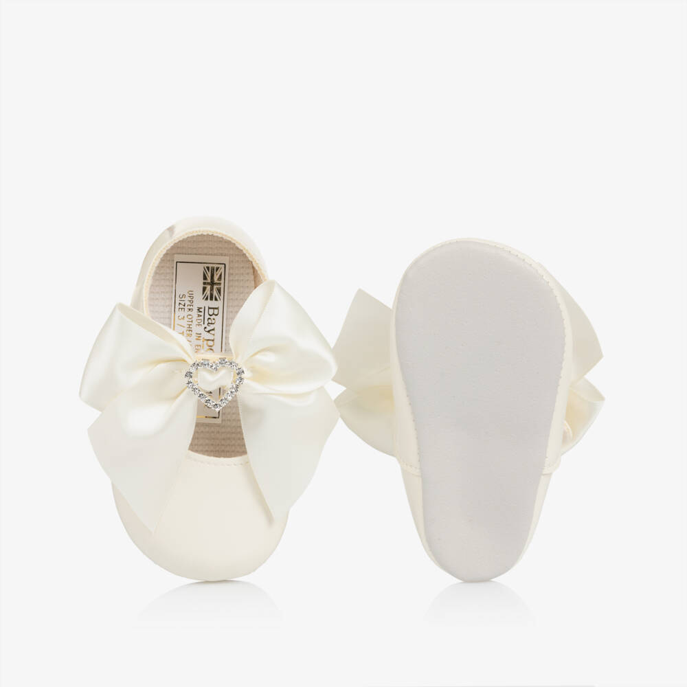 Early Days-Girls Ivory Patent Pre-Walker Shoes | Childrensalon Outlet