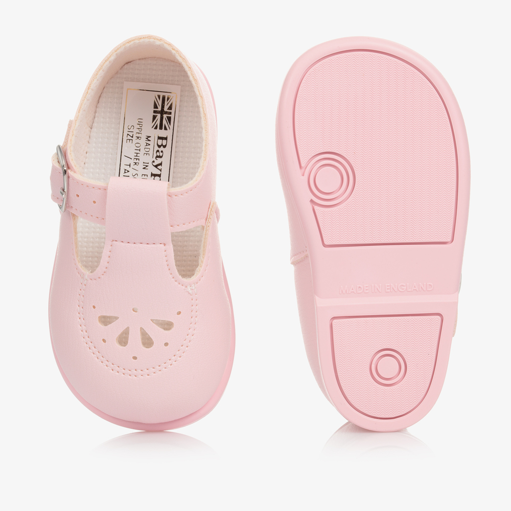 Early Days Girls Light Pink T Bar Shoes Childrensalon Outlet