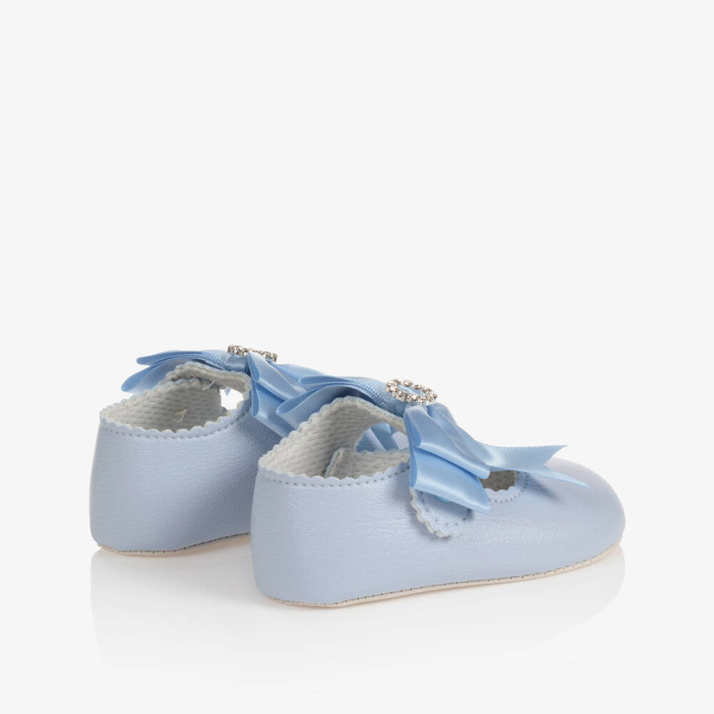 Early Days-Girls Pale Blue Pre-Walker Shoes | Childrensalon Outlet