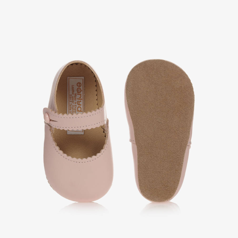 Early Days-Girls Pink Leather Pre-Walker Flats | Childrensalon Outlet