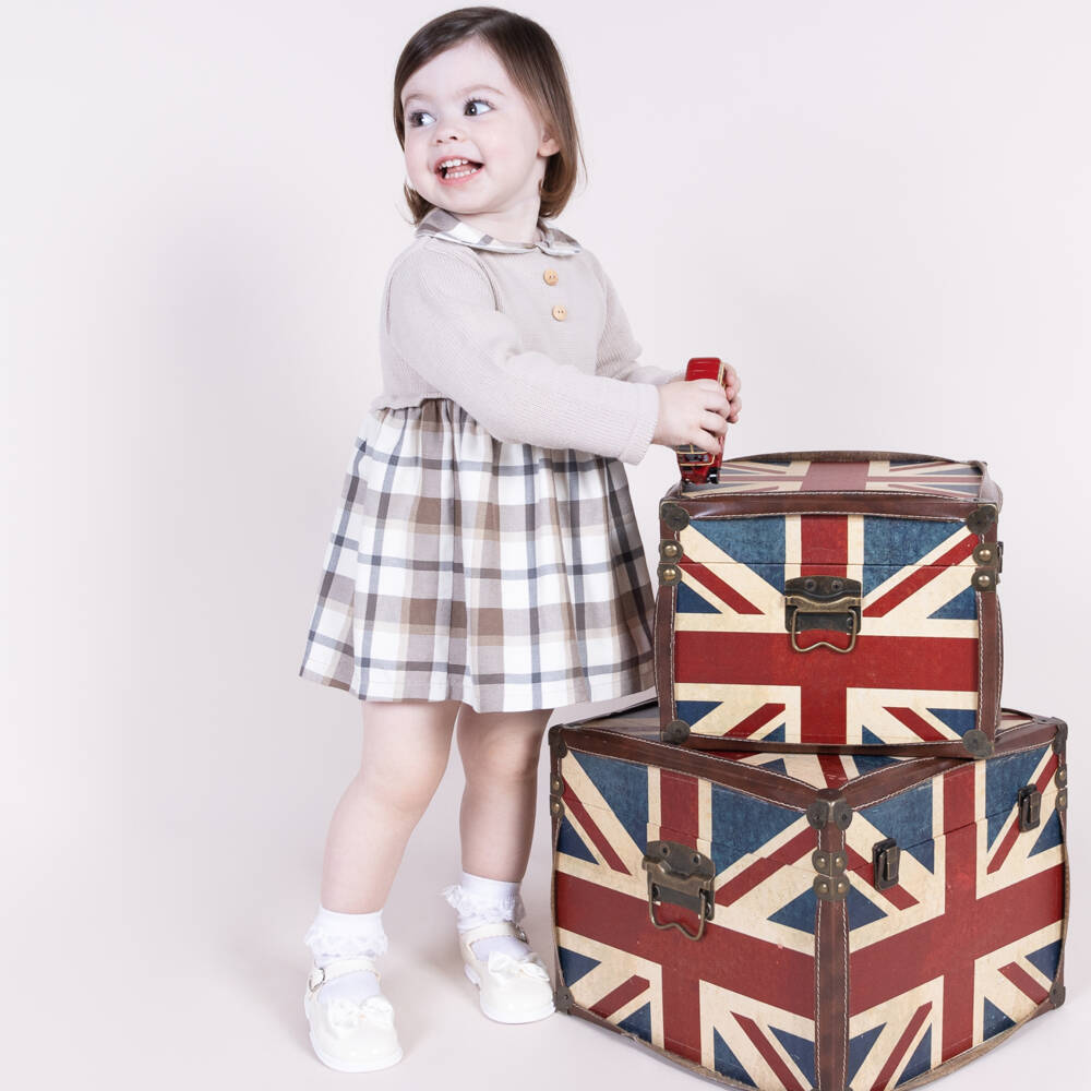Early Days-حذاء أبيض لامع للبنات مع فيونكة | Childrensalon Outlet