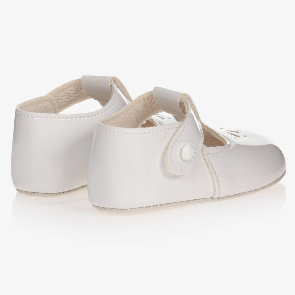 Early Days Baypods-Girls White Patent Pre-Walker Bar Shoes | Childrensalon Outlet