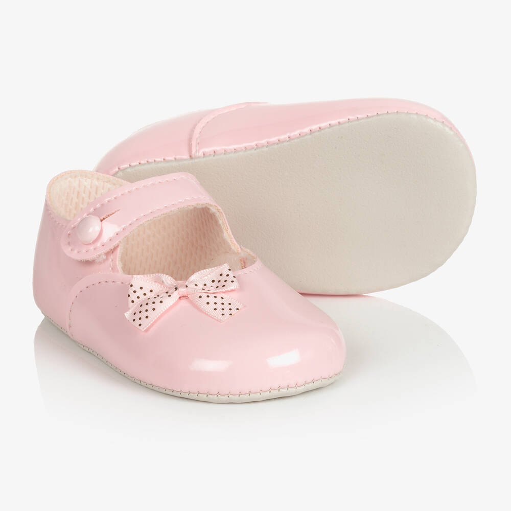 Early Days - Pink Patent Pre-Walker Shoes | Childrensalon