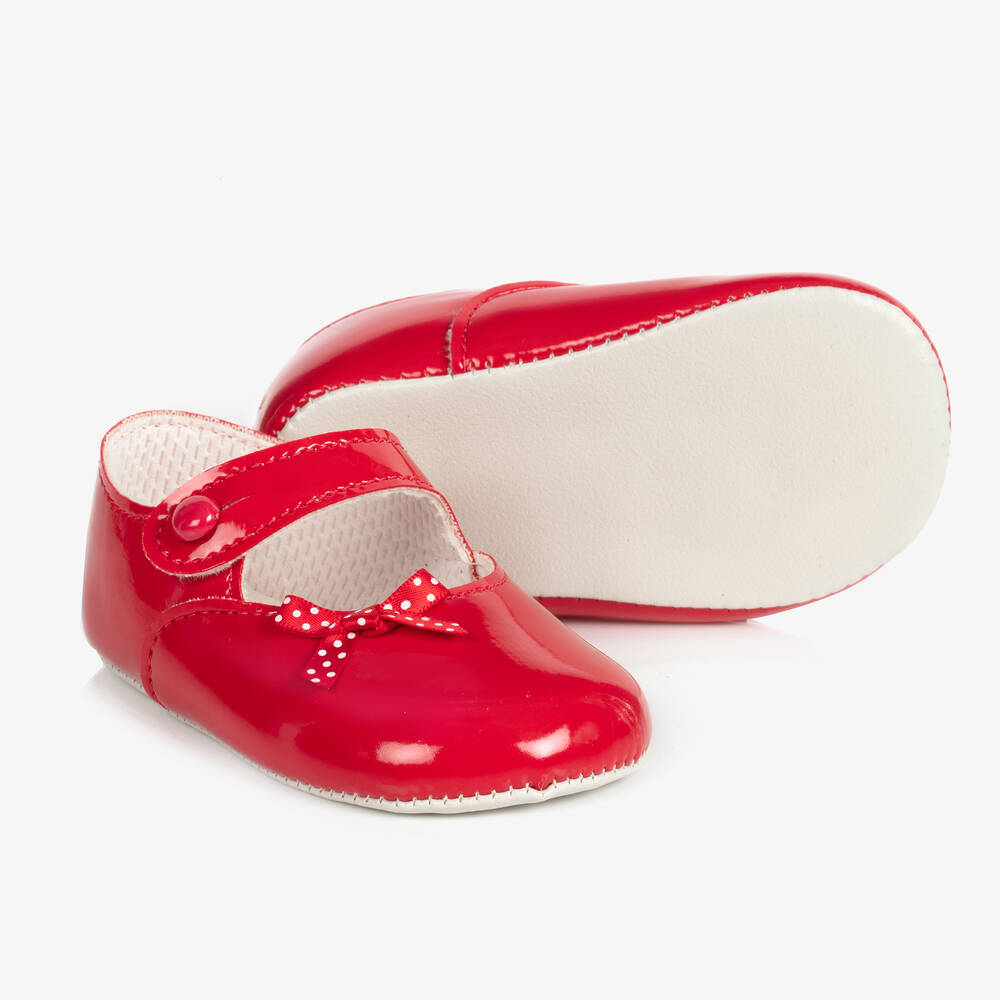 Early Days - Red Patent Pre-Walker Shoes | Childrensalon