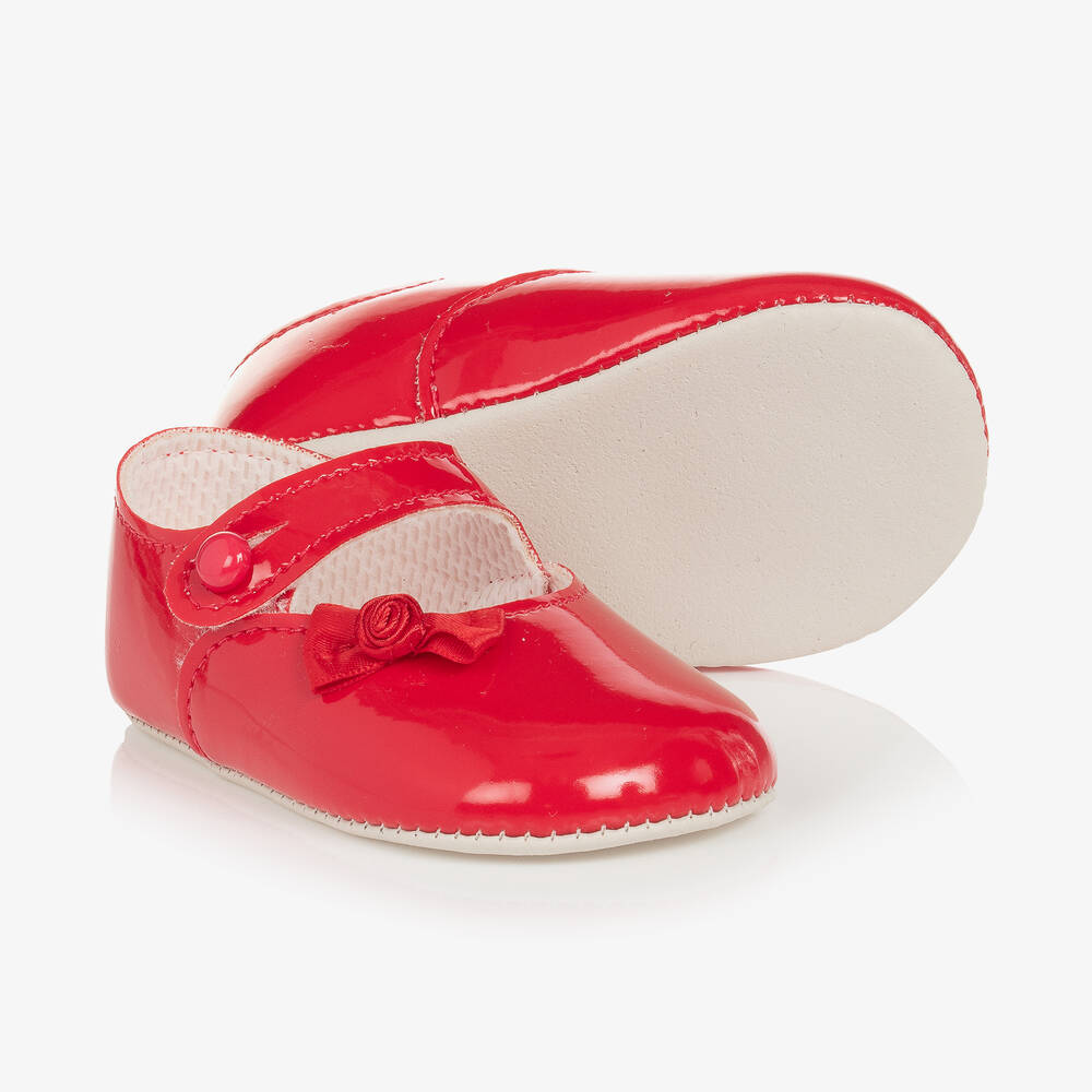 Early Days - Red Patent Pre-Walker Shoes | Childrensalon