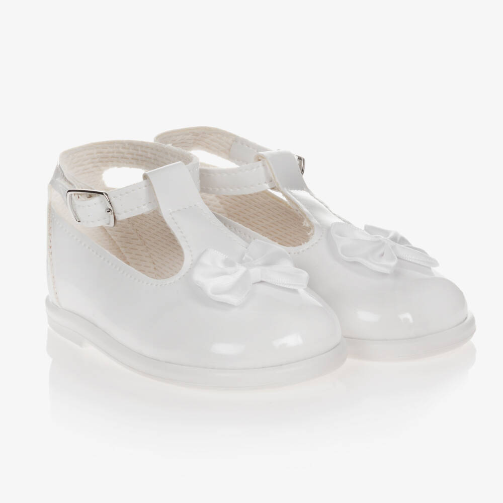 Early Days-White First-Walker Shoes | Childrensalon Outlet
