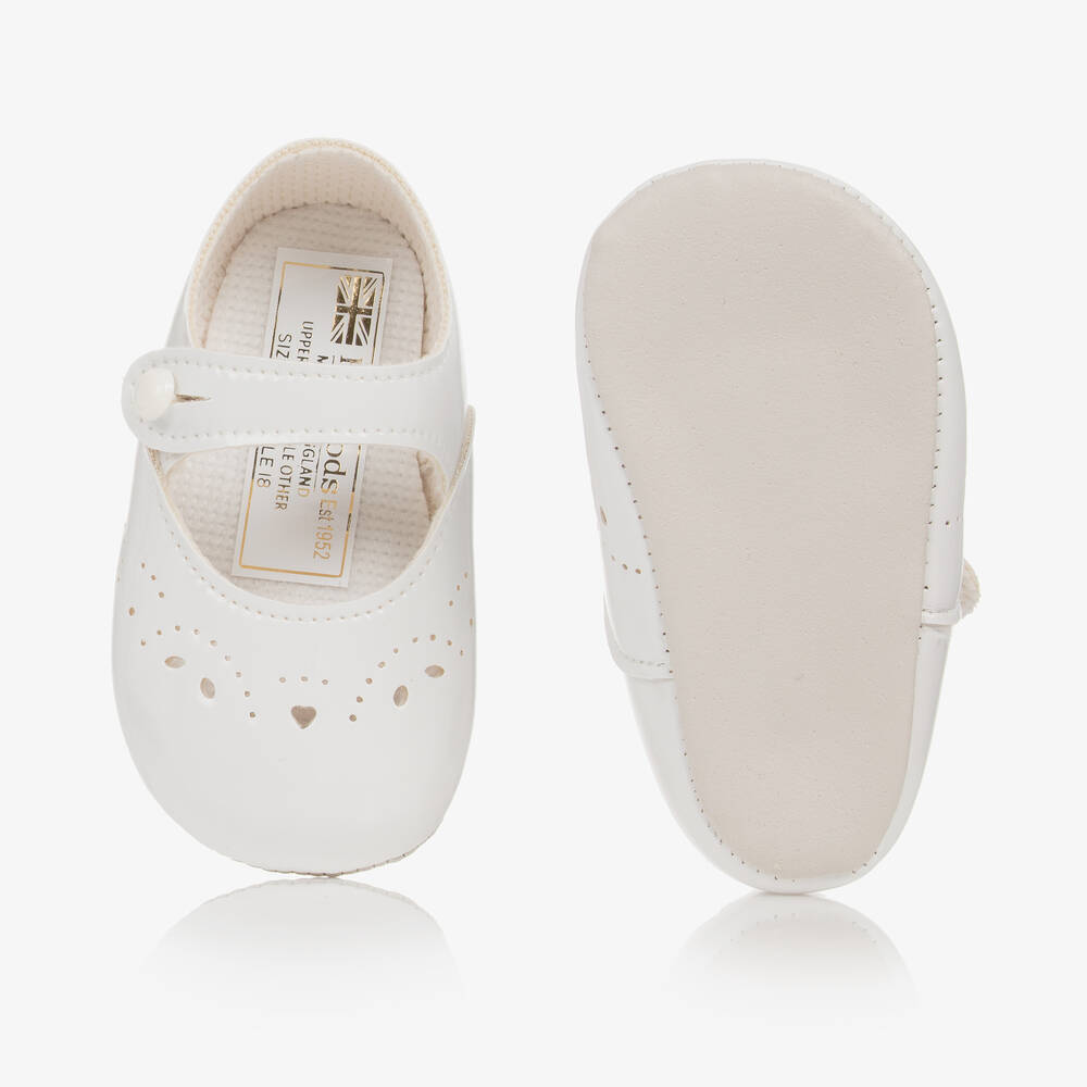 Early Days White Patent PreWalker Shoes Childrensalon Outlet