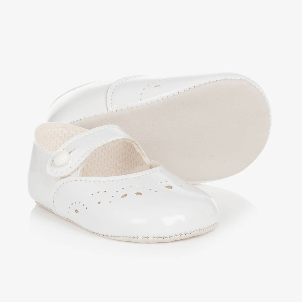 White pre hotsell walker shoes