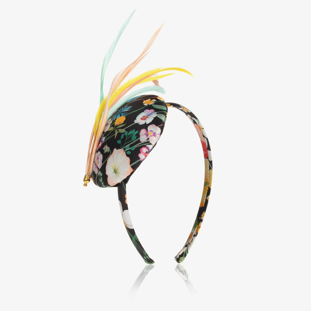 EIRENE - Black Silk Liberty Hairband | Childrensalon