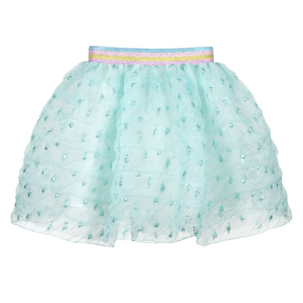 EIRENE-Blue Organza Tutu Skirt | Childrensalon Outlet