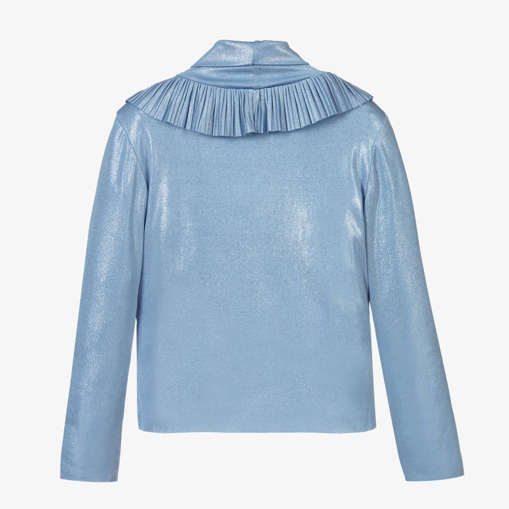 Ruffle neck turtleneck sale