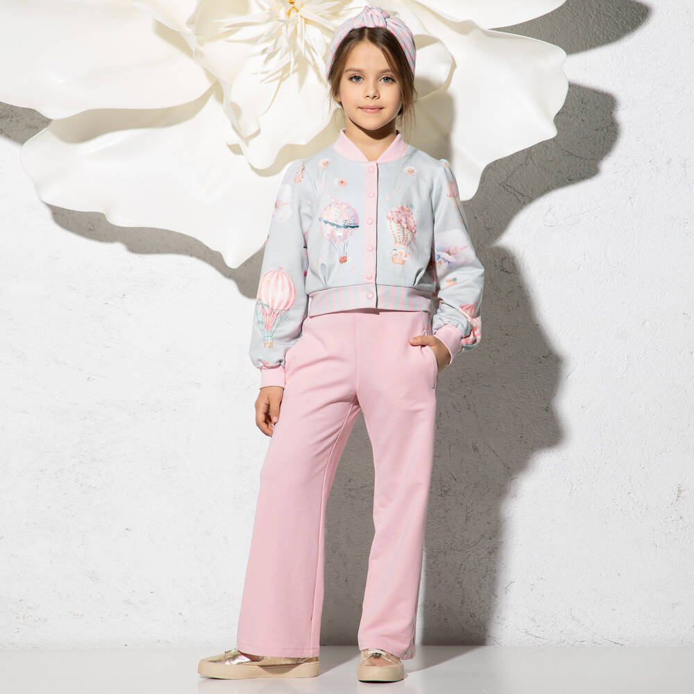 EIRENE-Girls Balloon Print Trousers Set | Childrensalon Outlet