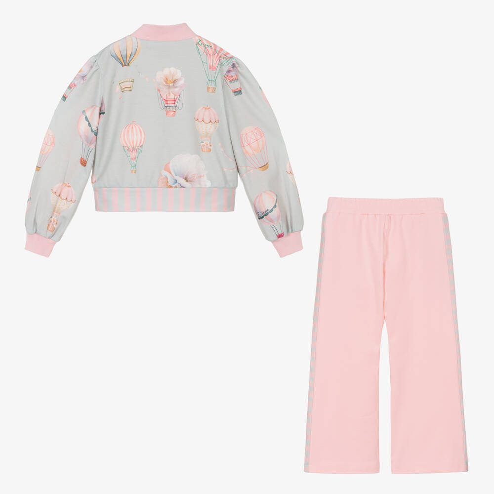 EIRENE-Girls Balloon Print Trousers Set | Childrensalon Outlet