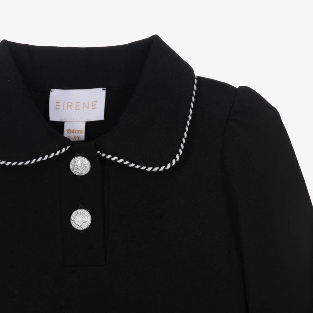 EIRENE-فستان جيرسي فيسكوز لون أسود | Childrensalon Outlet