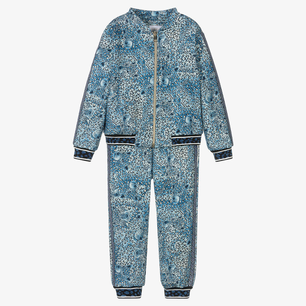 EIRENE - Girls Blue Liberty Tracksuit | Childrensalon