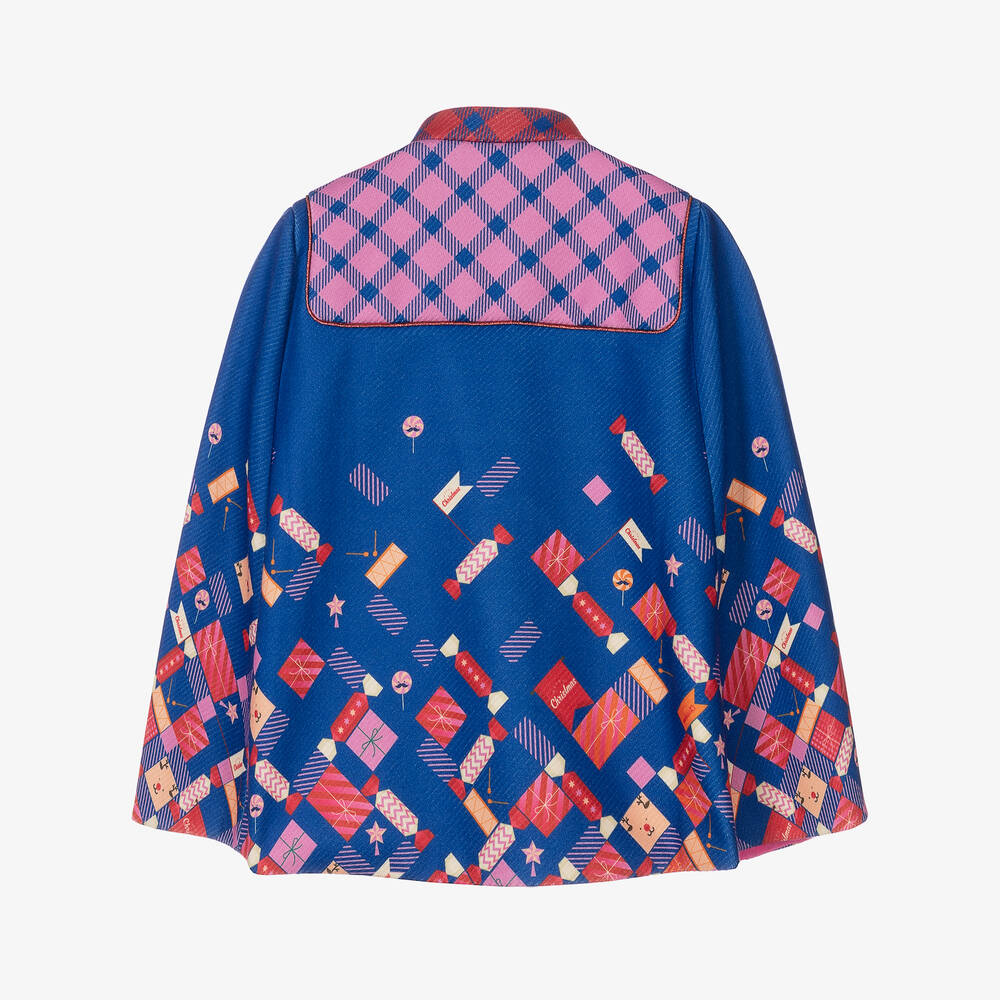 EIRENE-Сине-розовый рождественский кейп | Childrensalon Outlet